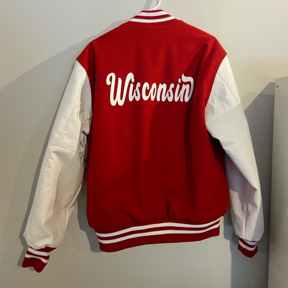 Wisconsin Letterman Jacket Men’s Holloway